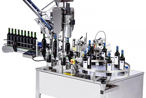 Vollautomatische Etikettiermaschinen für Flaschen